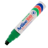 Marcatore Permanente A100 Artline - Punta Scalpello - 7,5-12 mm - A100V (Verde)