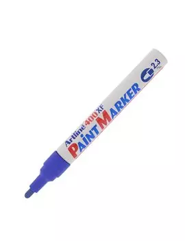 Marcatore Permanente a Vernice A400 Artline - Punta Tonda - 2,3 mm - A400B (Blu)