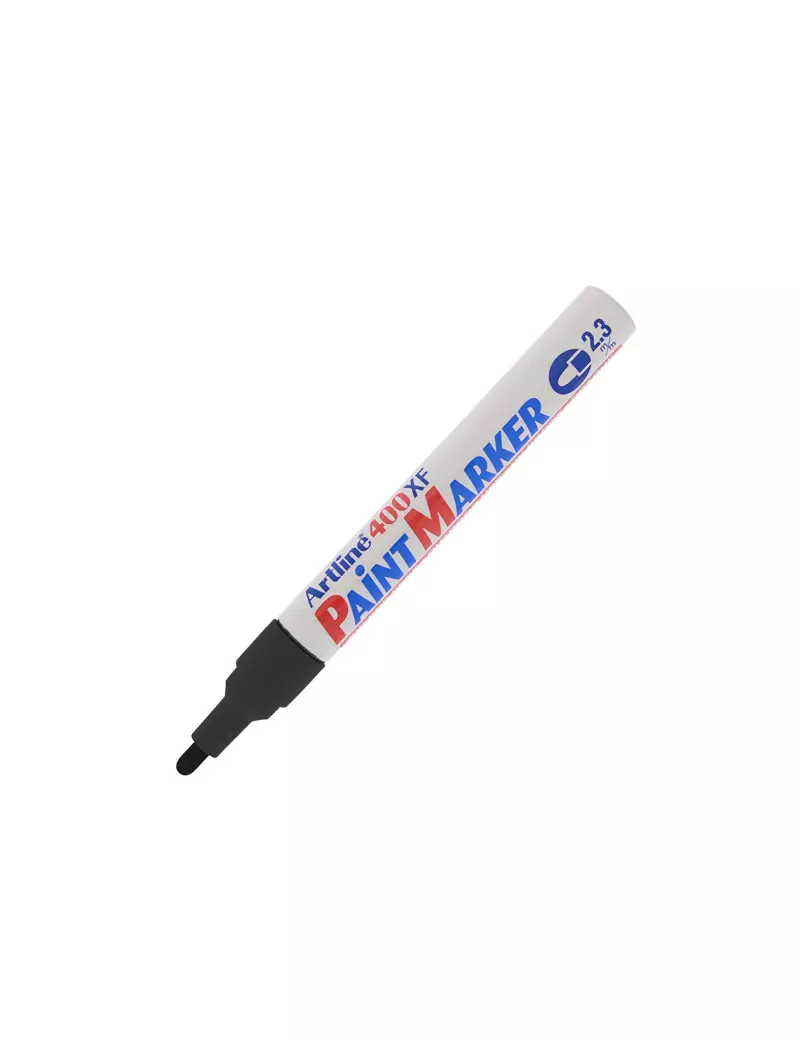 Marcatore Permanente a Vernice A400 Artline - Punta Tonda - 2,3 mm - A400N (Nero) Marcatore Permanente a Vernice A400 Artline - Punta Tonda - 2,3 mm - A400N (Nero)