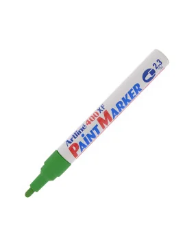 Marcatore Permanente a Vernice A400 Artline - Punta Tonda - 2,3 mm - A400V (Verde)