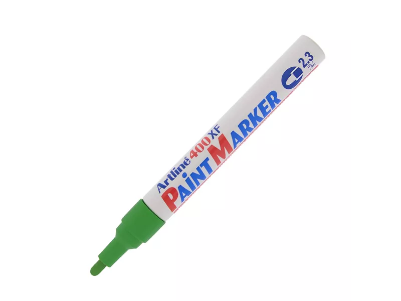 Marcatore Permanente a Vernice A400 Artline - Punta Tonda - 2,3 mm - A400V (Verde)