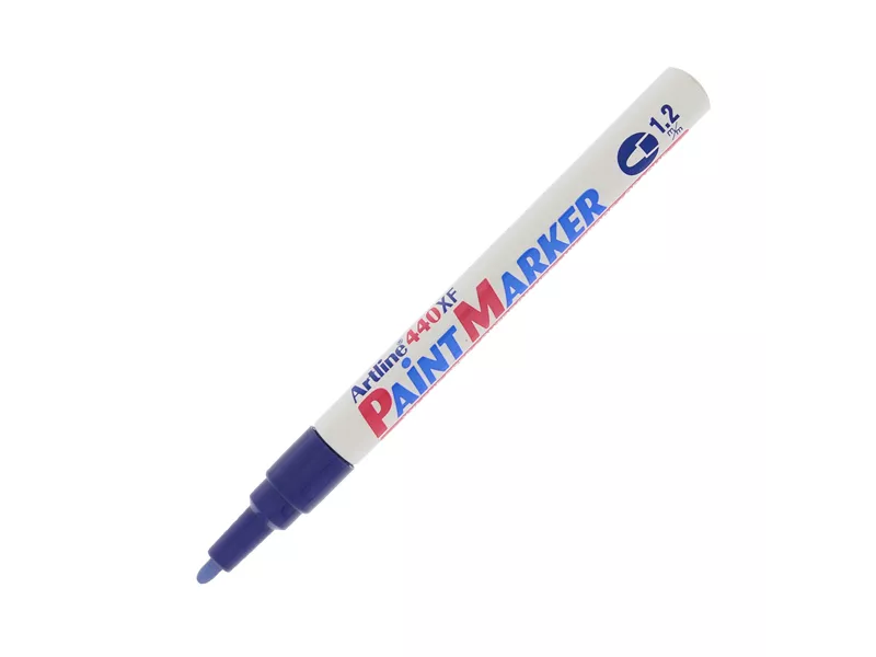 Marcatore Permanente A440 Artline - Punta Tonda - 1,2 mm - A440B (Blu)