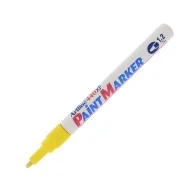 Marcatore Permanente a Vernice A440 Artline - Punta Tonda - 1,2 mm - A440G (Giallo)