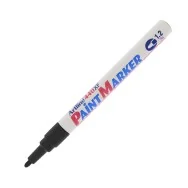Marcatore Permanente a Vernice A440 Artline - Punta Tonda - 1,2 mm - A440N (Nero)