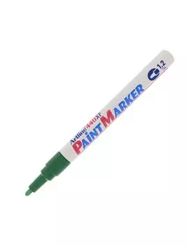 Marcatore Permanente a Vernice A440 Artline - Punta Tonda - 1,2 mm - A440V (Verde)