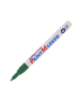 Marcatore Permanente a Vernice A440 Artline - Punta Tonda - 1,2 mm - A440V (Verde)