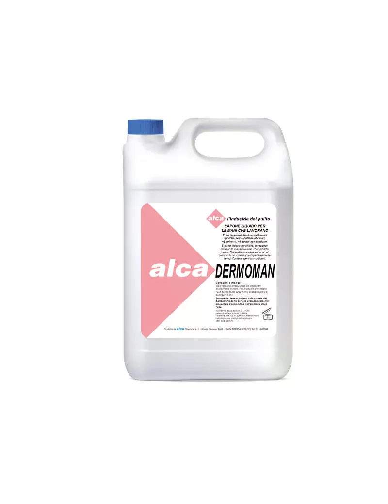 Sapone Liquido Derman Alca - 5 Litri - ALC578 (Fiorito) Sapone Liquido Derman Alca - 5 Litri - ALC578 (Fiorito)