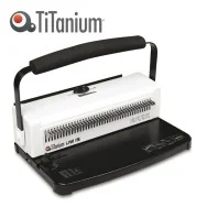 Rilegatrice a Dorsi Metallici U15 Titanium - 125 Fogli - UW15 (Bianco e Nero)