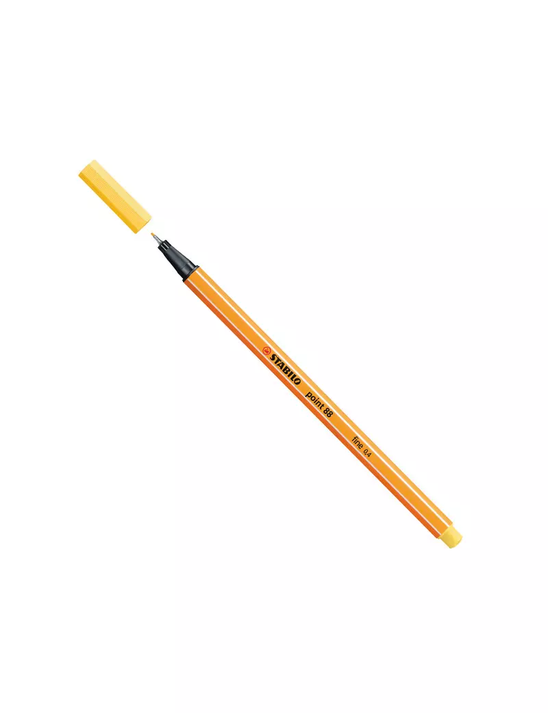 Fineliner Point 88 Stabilo - 0,4 mm - 88/44 (Giallo Conf. 10) Fineliner Point 88 Stabilo - 0,4 mm - 88/44 (Giallo Conf. 10)