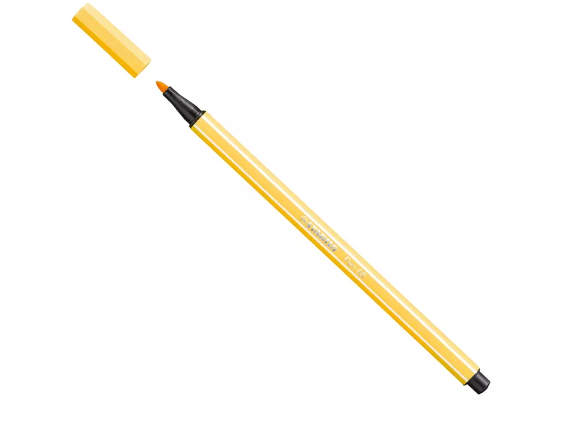 Pennarello Pen 68 Stabilo - 1 mm - 68/44 (Giallo Conf. 10)