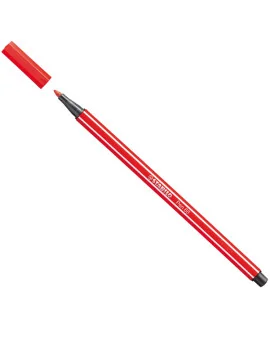 Pennarello Pen 68 Stabilo - 1 mm - 68/48 (Rosso Carminio Conf. 10)