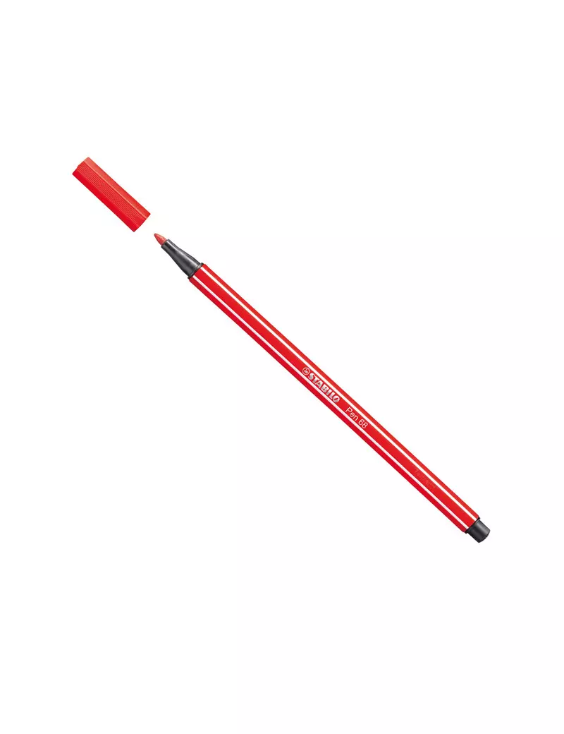 Pennarello Pen 68 Stabilo - 1 mm - 68/48 (Rosso Carminio Conf. 10) Pennarello Pen 68 Stabilo - 1 mm - 68/48 (Rosso Carminio Conf. 10)