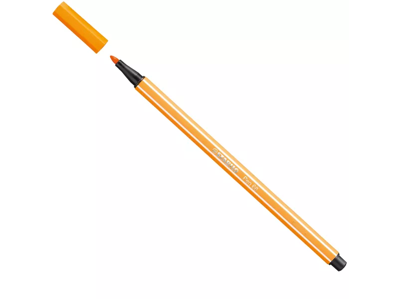 Pennarello Pen 68 Stabilo - 1 mm - 68/54 (Arancio Conf. 10)