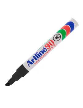 Marcatore Permanente A90 Artline - Punta Scalpello - 2-5 mm - A90N (Nero)