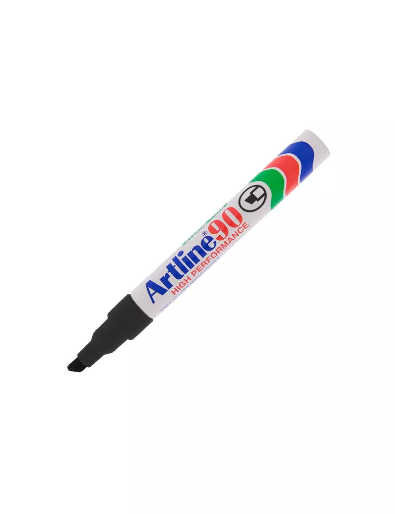 Marcatore Permanente A90 Artline - Punta Scalpello - 2-5 mm - A90N (Nero) Marcatore Permanente A90 Artline - Punta Scalpello - 2-5 mm - A90N (Nero)
