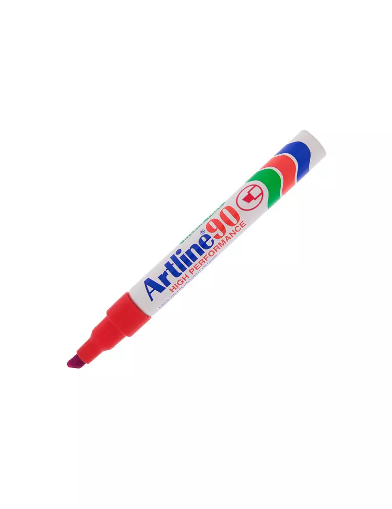 Marcatore Permanente A90 Artline - Punta Scalpello - 2-5 mm - A90R (Rosso) Marcatore Permanente A90 Artline - Punta Scalpello - 2-5 mm - A90R (Rosso)
