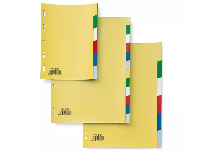 Separatori Record S in PPL Sei Rota - A5 - 6 Tasti - 580030 (Multicolore)