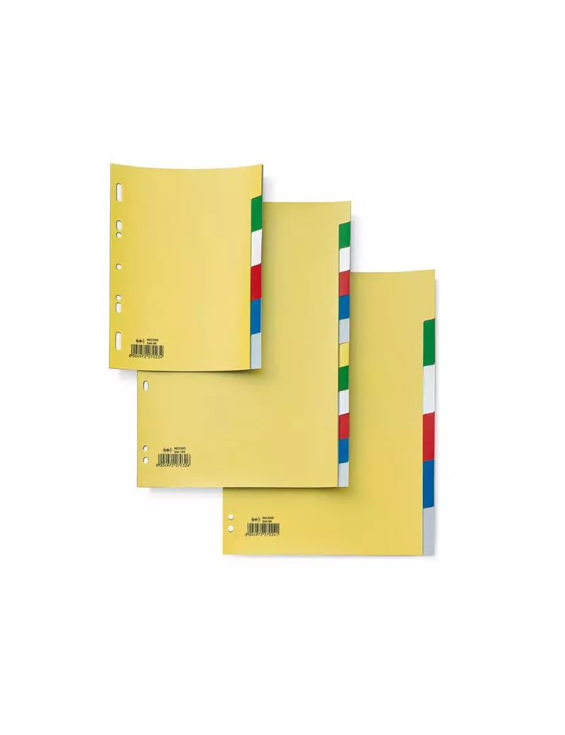 Separatori Record S in PPL Sei Rota - A5 - 6 Tasti - 580030 (Multicolore) Separatori Record S in PPL Sei Rota - A5 - 6 Tasti - 580030 (Multicolore)