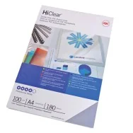 Copertine in PVC per Rilegatura Hi-Clear GBC - A4 - 180 Micron - CE011880E (Trasparente Conf. 100)