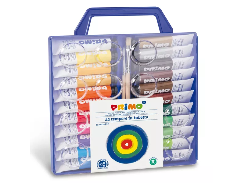 Tubetto Tempera Primo Morocolor - 12 ml - 449T22VA22 (Assortiti Conf. 22)