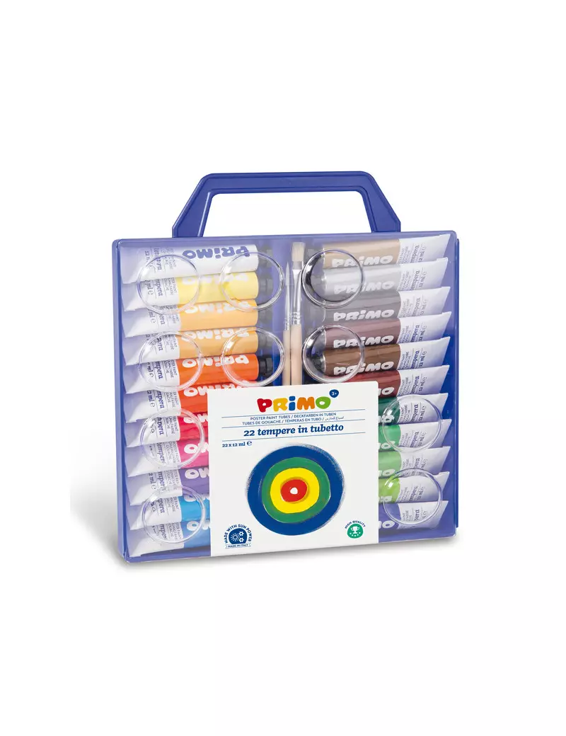 Tubetto Tempera Primo Morocolor - 12 ml - 449T22VA22 (Assortiti Conf. 22) Tubetto Tempera Primo Morocolor - 12 ml - 449T22VA22 (Assortiti Conf. 22)