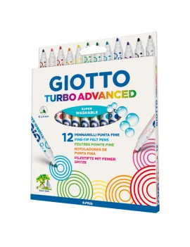 Pennarelli Turbo Advanced Giotto Fila - 2,8 mm - 426000 (Assortiti Conf. 12)