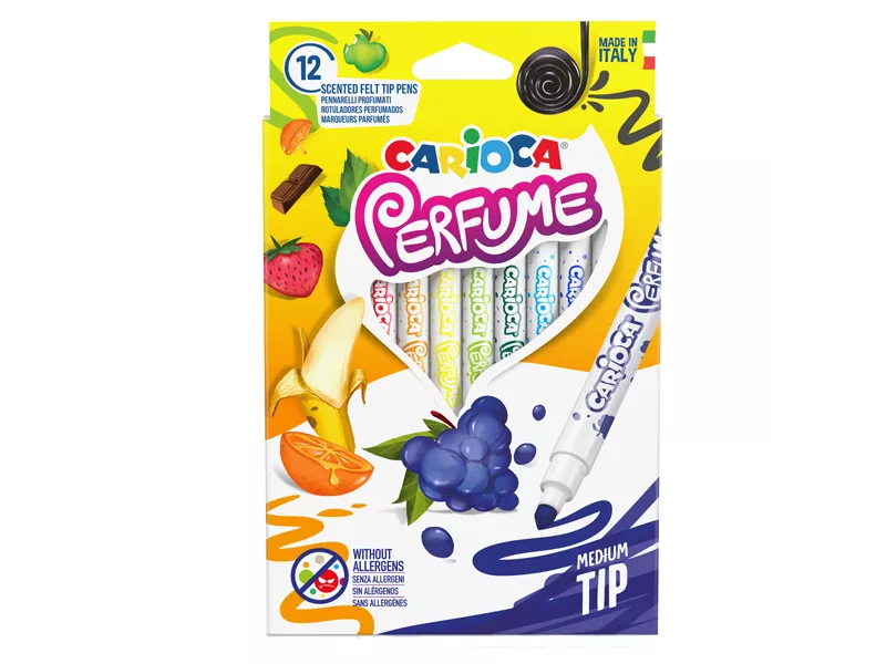Pennarelli Perfume Carioca - 4 mm - 42672 (Assortiti Conf. 12) Pennarelli Perfume Carioca - 4 mm - 42672 (Assortiti Conf. 12)