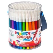 Pennarelli Doodles Carioca - Punta Fine - 40043 (Assortiti Conf. 100)