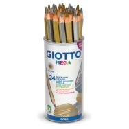 Pastelli Mega Giotto Fila - 5,5 mm - 518000 (Oro e Argento Conf. 24)