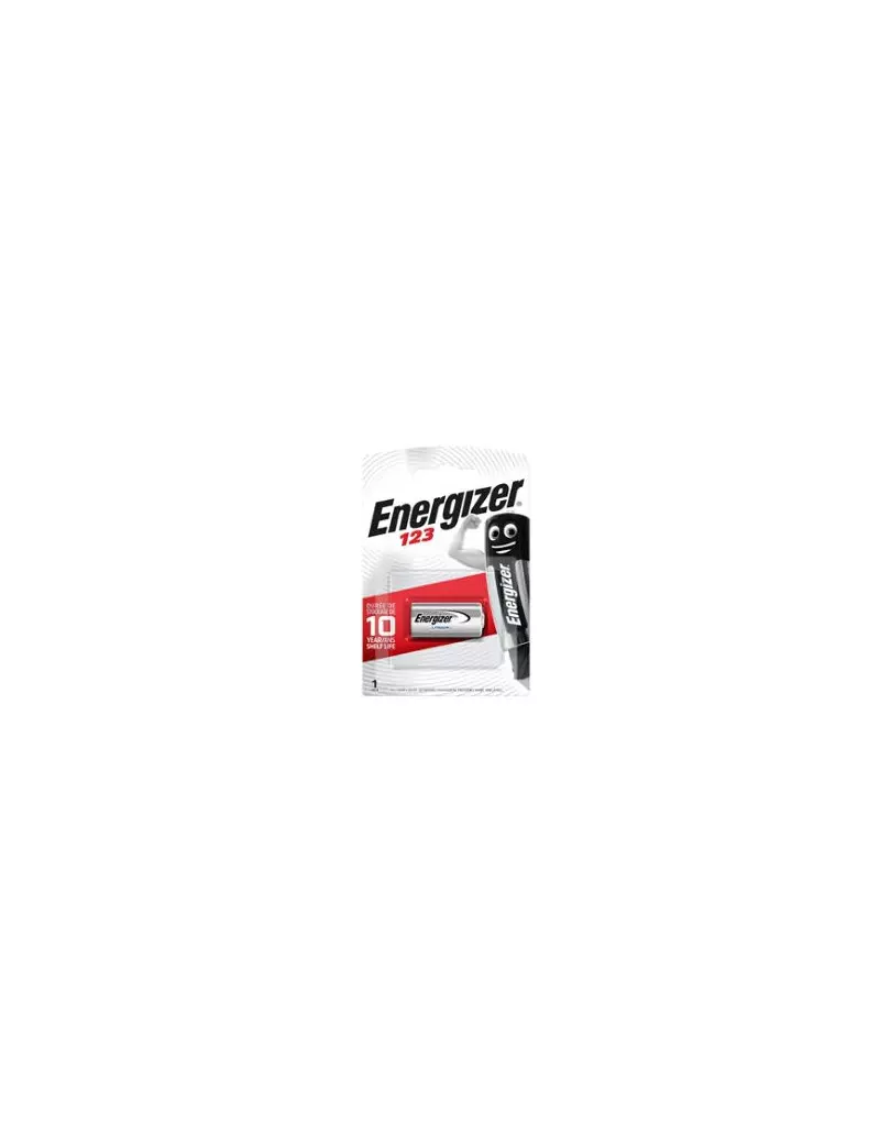 Pila Specialistica 123 Photo Lithium Energizer - 3V - E301029700 Pila Specialistica 123 Photo Lithium Energizer - 3V - E301029700