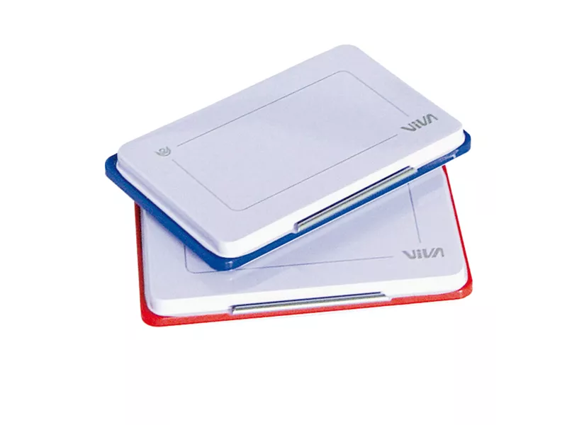 Cuscinetto Inchiostrato per Timbro Viva - 11x7 cm - 348R (Rosso)