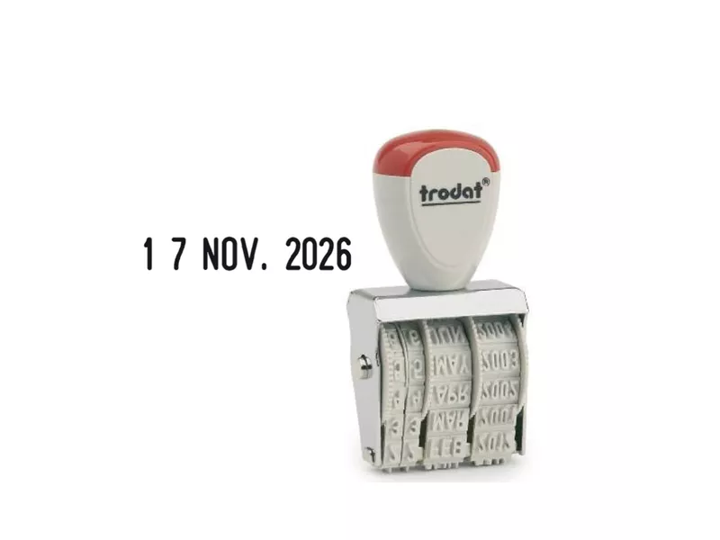 Timbro Datario 1010 Trodat - 4 mm - 54175 Timbro Datario 1010 Trodat - 4 mm - 54175