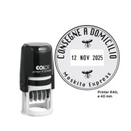 Timbro Datario Autoinchiostrante Printer R40 Colop - Ø40 mm - Rotondo - PRINTER.R40.DAT