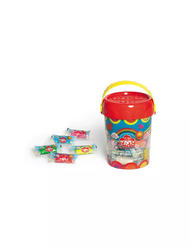 Secchiello Didò Fila - 50 g - 398600 (Assortiti Conf. 100) Secchiello Didò Fila - 50 g - 398600 (Assortiti Conf. 100)