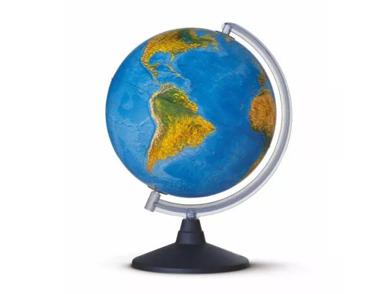 Mappamondo Geografico Elite Novarico - Illuminato - 0330ELFGITKBT04B (Fisico e Politico)