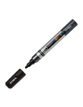 Marcatore Permanente MarkAll Tratto Lyra - Punta Tonda - 2 mm - L6820099 (Nero)