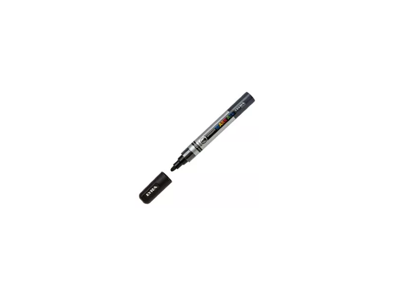 Marcatore Permanente MarkAll Tratto Lyra - Punta Tonda - 2 mm - L6820099 (Nero)