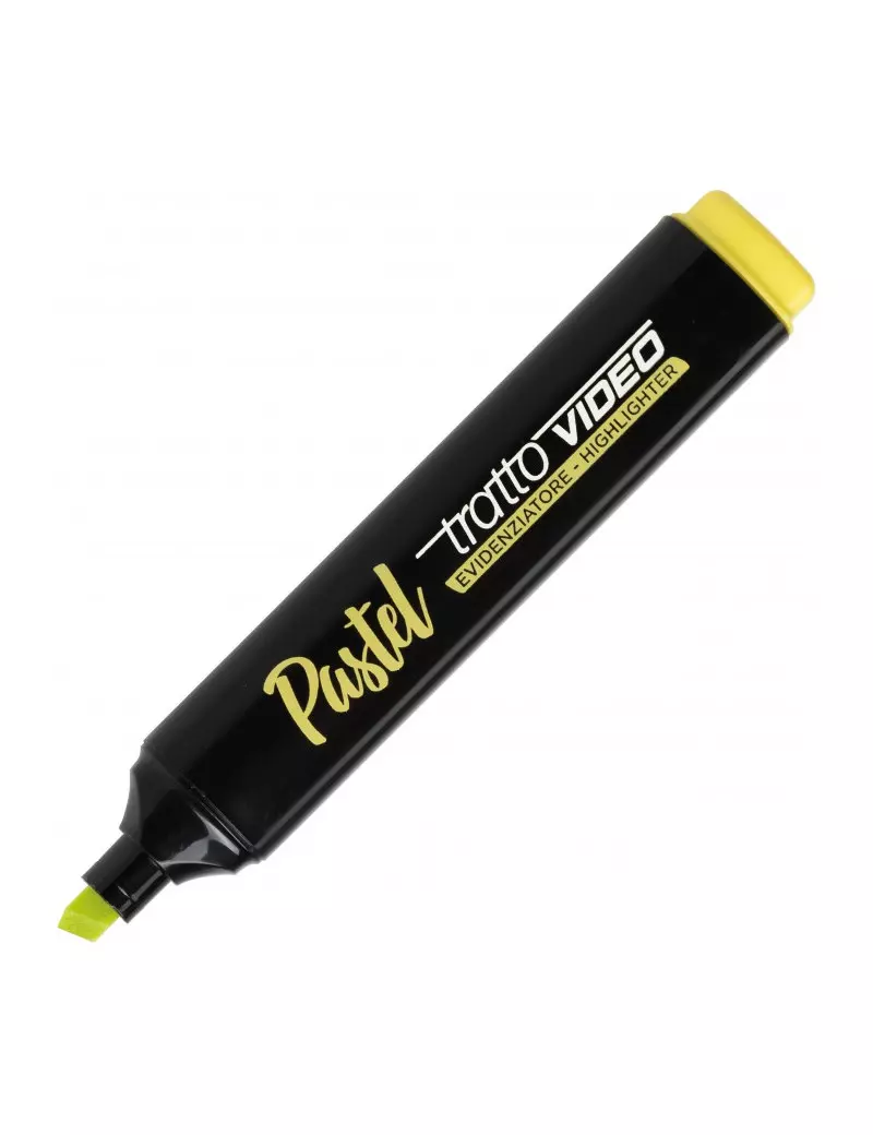 Evidenziatore Tratto Video Pastel Fila - 1-5 mm - 833501 (Giallo Limone Conf. 12)