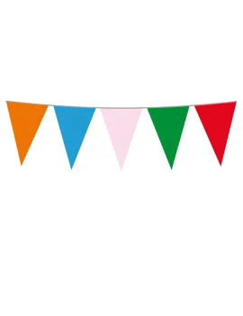 Festone PVC - 10 m - 10060 - Bandierine Multicolor
