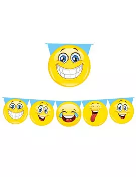 Festone in PVC Big Party - 6 m - 60684 - Emoticons