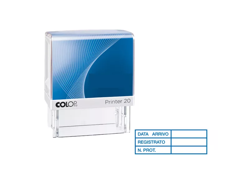 Timbro Autoinchiostrante con Testo G7 Colop Printer 20/L - 14x38 mm - PRINTER.20/L3 (Data Arrivo)
