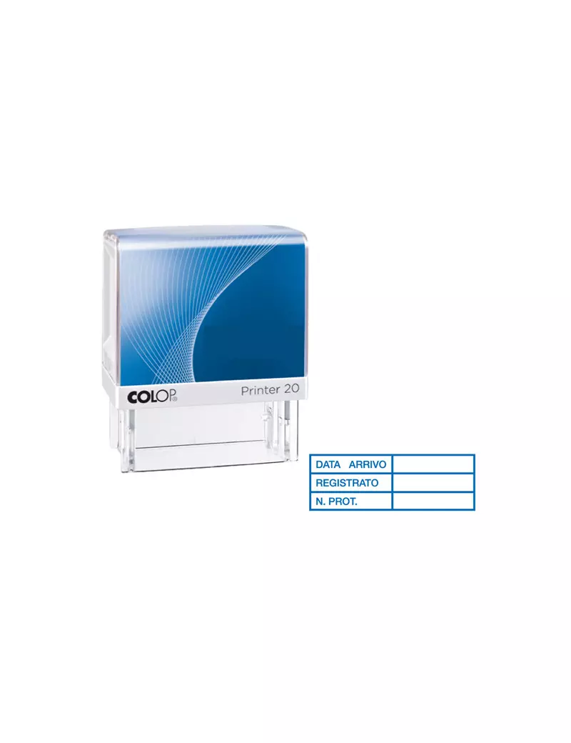 Timbro Autoinchiostrante con Testo G7 Colop Printer 20/L - 14x38 mm - PRINTER.20/L3 (Data Arrivo) Timbro Autoinchiostrante con Testo G7 Colop Printer 20/L - 14x38 mm - PRINTER.20/L3 (Data Arrivo)