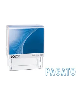Timbro Autoinchiostrante con Testo G7 Colop Printer 20/L - 14x38 mm - PRINTER.20/L0126 (Pagato)