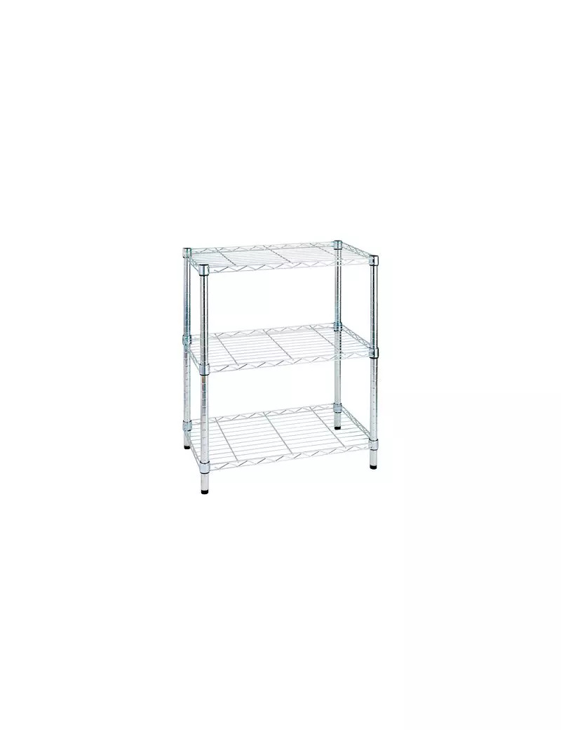 Libreria Cromata Archimede Serena Group - 60x35x75 cm - AC1424-3 (Cromato)