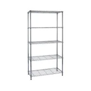 Libreria Cromata Archimede Serena Group - 90x35x177 cm - AC1436-5 (Cromato)