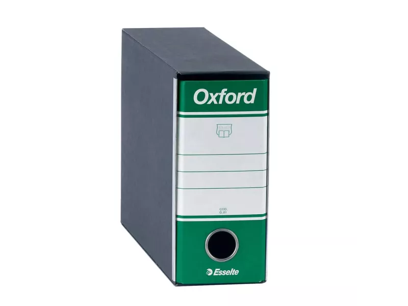 Registratore Oxford G81 Esselte - Memorandum - Dorso 8 - 23x18 cm - 390781180 (Verde Conf. 12) Registratore Oxford G81 Esselte - Memorandum - Dorso 8 - 23x18 cm - 390781180 (Verde Conf. 12)