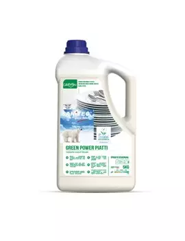 Detergente Green Power Piatti Sanitec 3104 5 Litri 8032680393662