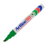 Marcatore Permanente A90 Artline - Punta Scalpello - 2-5 mm - A90V (Verde)
