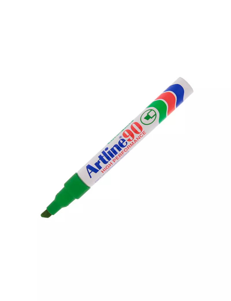 Marcatore Permanente A90 Artline - Punta Scalpello - 2-5 mm - A90V (Verde) Marcatore Permanente A90 Artline - Punta Scalpello - 2-5 mm - A90V (Verde)