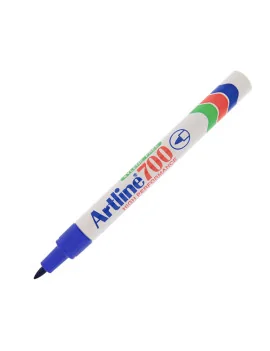 Marcatore Permanente a Vernice A700 Artline - Punta Tonda - 0,7 mm - A700B (Blu)